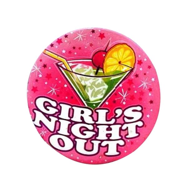 The Expressions Factory Hen Party Badge Pink/White/Green One Size