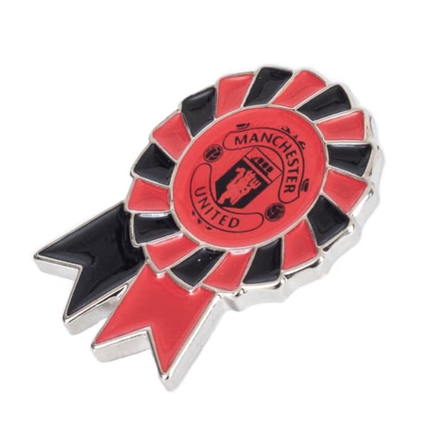 Manchester United FC Metal Rosette Badge