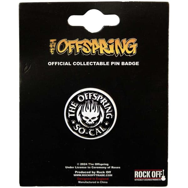 The Offspring So Cal Badge Black/White One Size