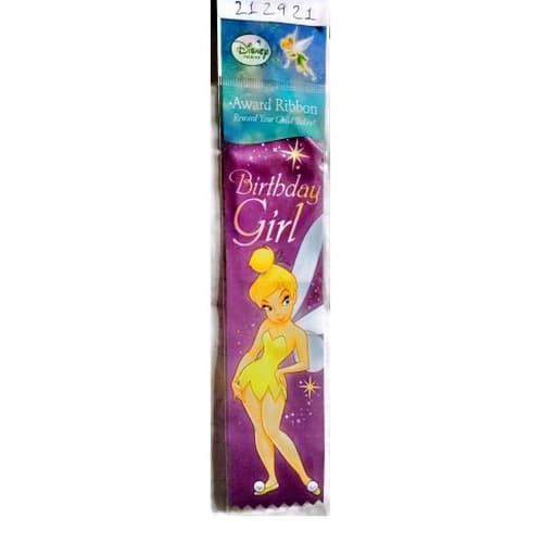 Tinkerbell Birthday Award Ribbon