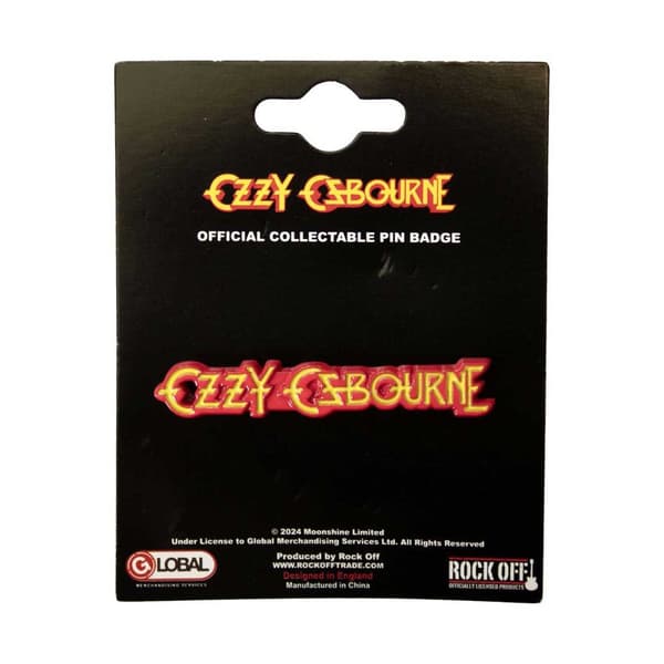 Ozzy Osbourne Logo badge
