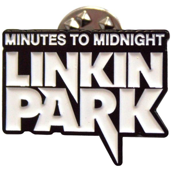 Linkin Park Minutes To Midnight Badge White/Black One Size
