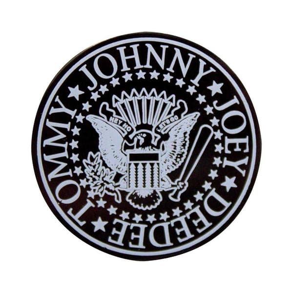 Ramones Presidential Seal Badge Black/White One Size