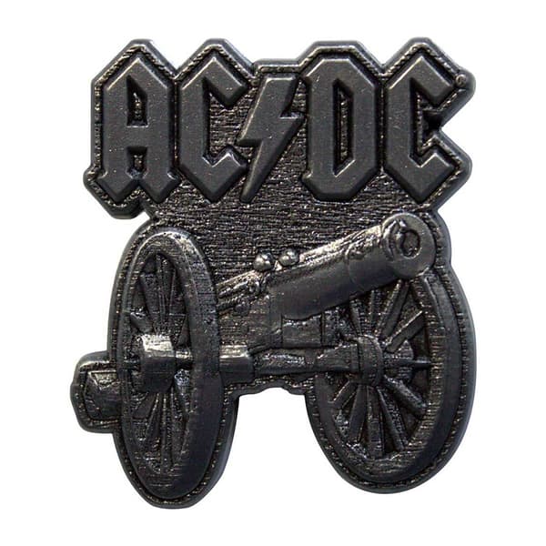 AC/DC For Those About To Rock Badge Black One Size