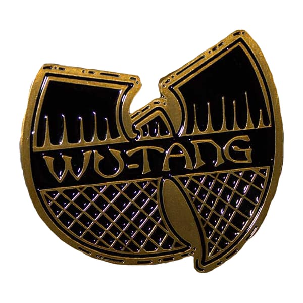 Wu-Tang Clan Logo Badge Gold One Size