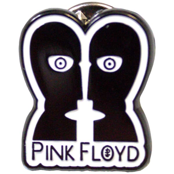 Pink Floyd Division Bell Badge Black/White One Size