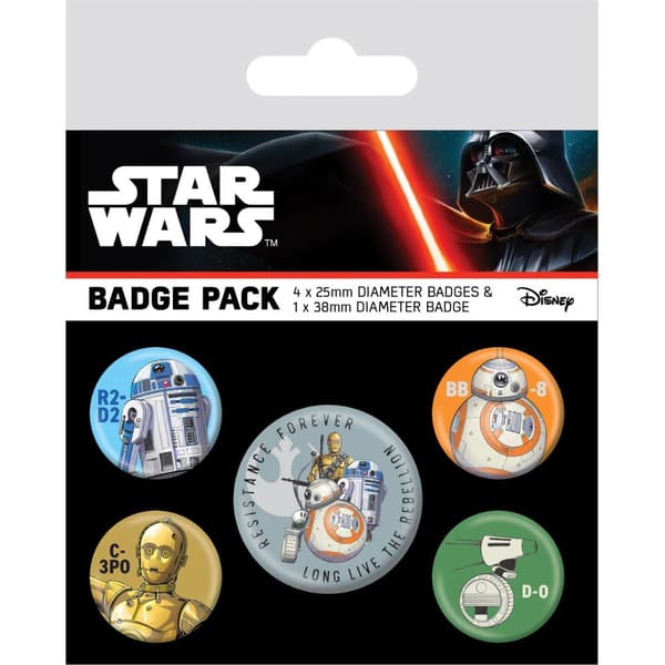 Star Wars Droids-bricka (Förpackning med 5 st)