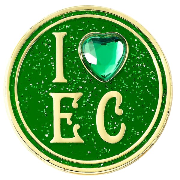 Wicked Jag älskar Emerald City-badge Green/Yellow One Size