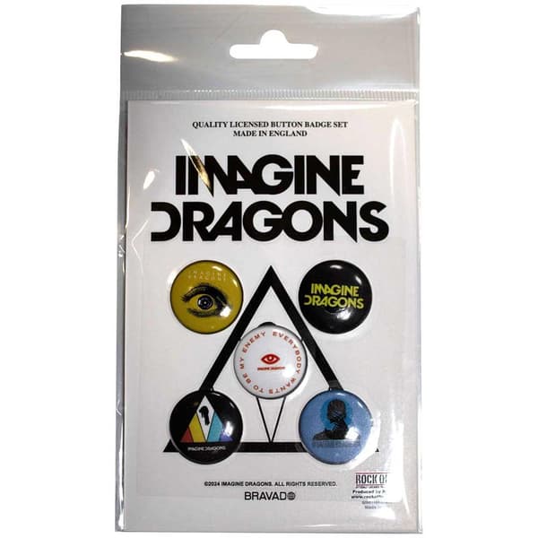 Imagine Dragons Enemy Badge (Pack of 5)