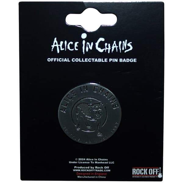 Alice In Chains Three Legged Dog Badge