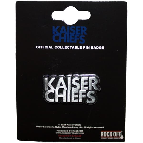 Kaiser Chiefs Skewed Logo Badge