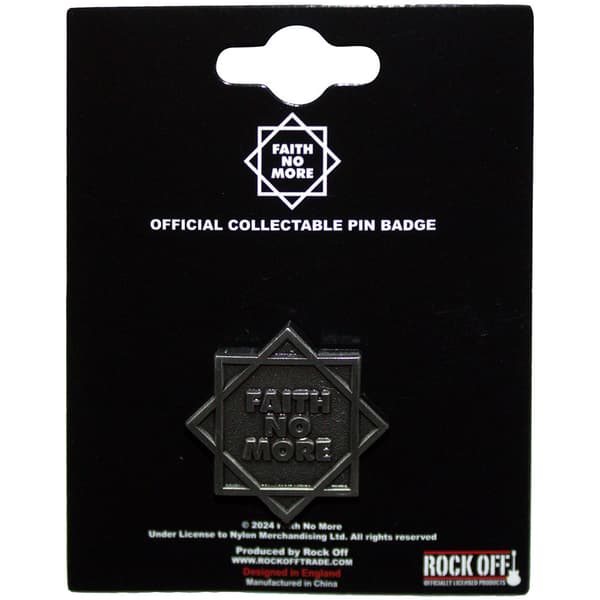 Faith No More Star Logo Badge