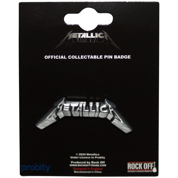 Metallica 3D Logo Badge