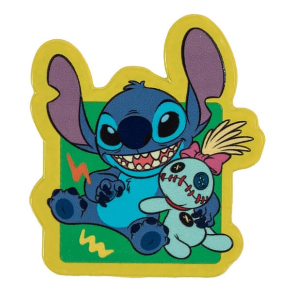 Lilo & Stitch Badge Blue/Green/Yellow One Size