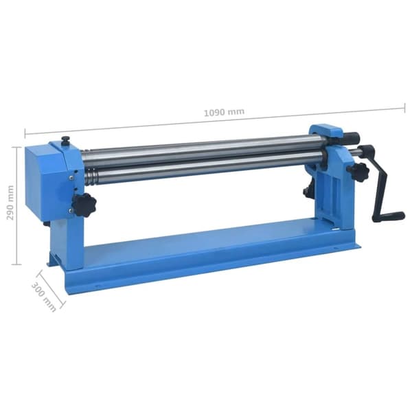 vidaXL Rundvalsmaskin 640 mm stål