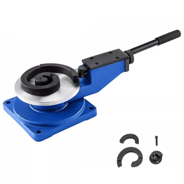 Manuell spiralformad metallbockningsmaskin, 2/5" böjkapacitet, 3 rullar, stabil