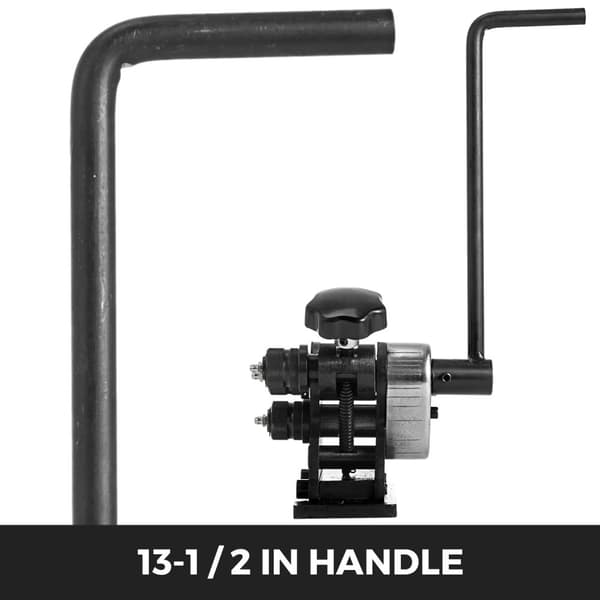 manuell metallbockningsmaskin med 13-1/2'' långt handtag, exakt justering, 3'' minsta ringdiameter, lätt att installera