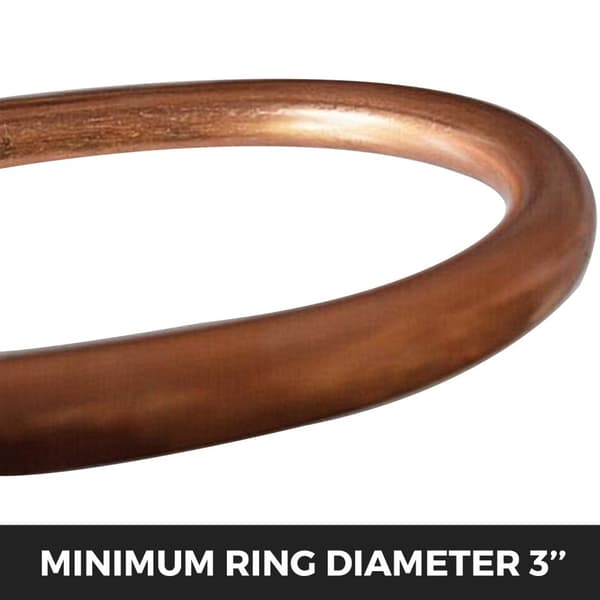 manuell metallbockningsmaskin med 13-1/2'' långt handtag, exakt justering, 3'' minsta ringdiameter, lätt att installera