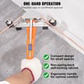 Miniatyrbild 3 av 7: spärrrörsbockare kit med 7 utbytbara bockformar, dubbelriktad 90° böj, ergonomisk design, robust och hållbar