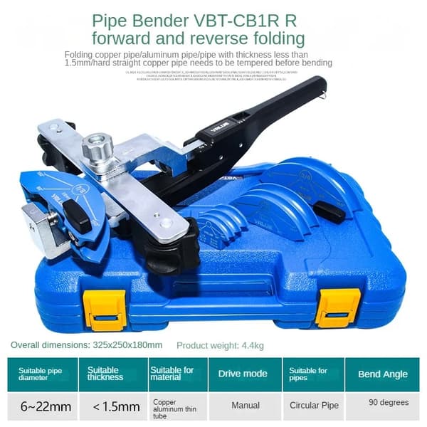 Rörböjare, Manuell Drift, Lämplig för 6-22 mm Rör,VBT-CB1