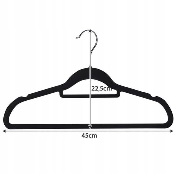Cintreuse - form för cintreuse Ruhhy Cintre 20 st - svart 22536