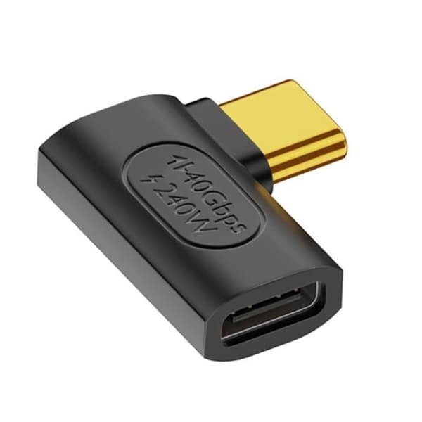 USB C-Han till Hon AVIZAR - Snabbladdning 240W - Överföring 40 Gbps - 8K Video/Ljud