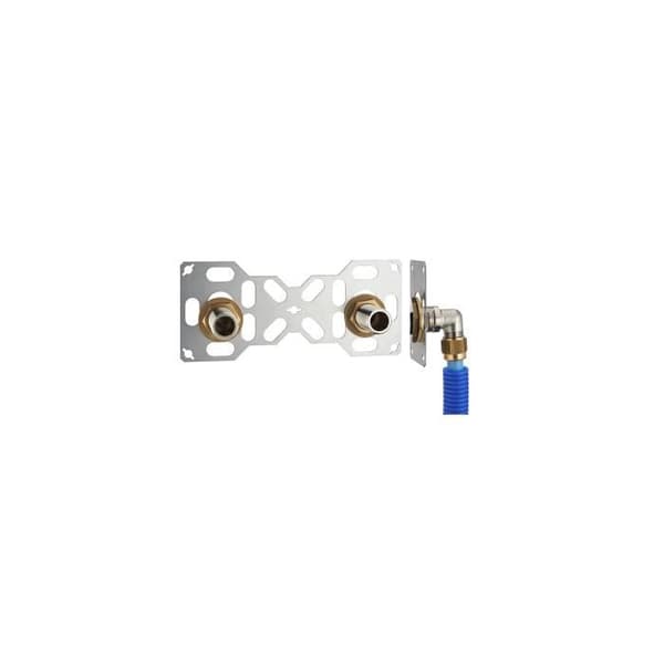 Dubbel PER kompressionsvägg utloppsplatta - FIXSYSTEM - för dusch / badkar - Hona - 50 mm