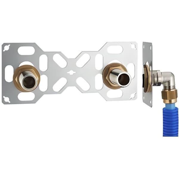 Dubbel PER kompressionsvägg utloppsplatta - FIXSYSTEM - för dusch / badkar - Hona - 50 mm