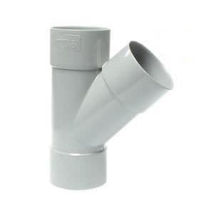 PVC trosor 45° FF Ø50