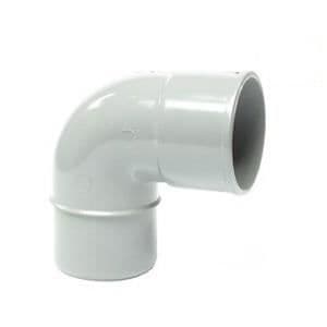 PVC armbåge 87°30 MF Ø40