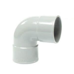 PVC armbåge 87°30 FF Ø100