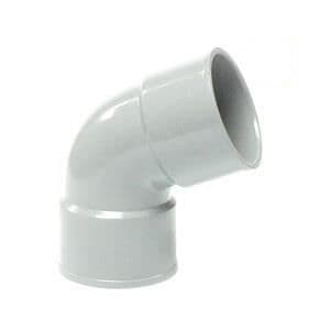 PVC armbåge 67°30 FF Ø80