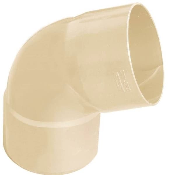 PVC-båge 67°30 FF för Ø80-rör, tjocklek 2,2 mm - First Plast-märke - PVC 25 rännor