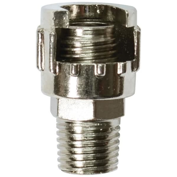 MECAFER-anslutning - 1/4" M - 8x13 gänga - Mässing