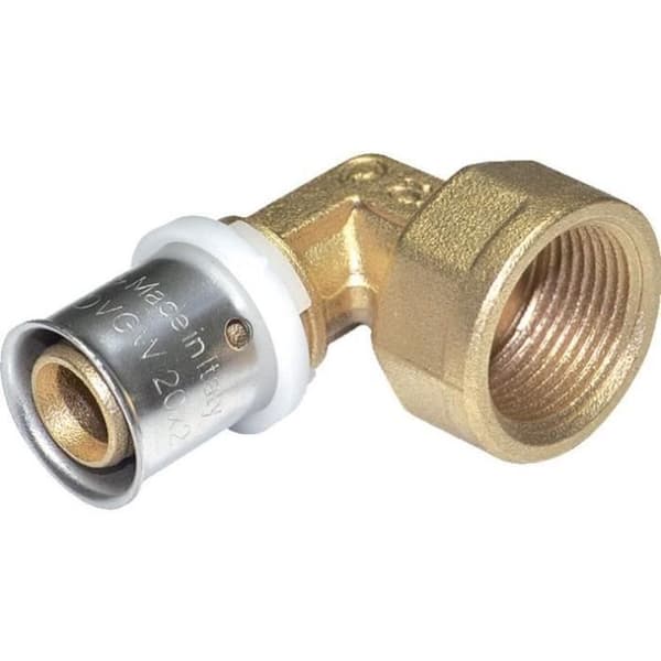 Böj 90° kvinnlig för pressning typ H 862 20x2 3/4'' - COMISA - 87.17.201
