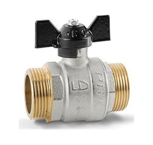 Kugleventil MM 3/4'' med butterfly
