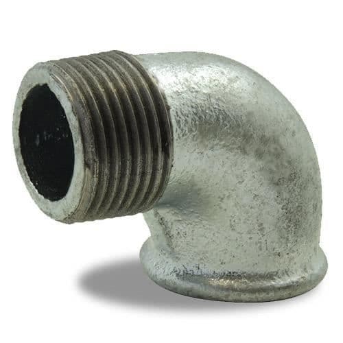 COUDE 90 M-F SVART 3-4"