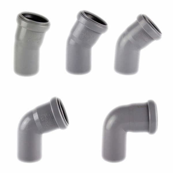 Manchon - koppling - böj Magnaplast - 11200 - Böj för interna avloppsvatten PP 160/15 HTB grå