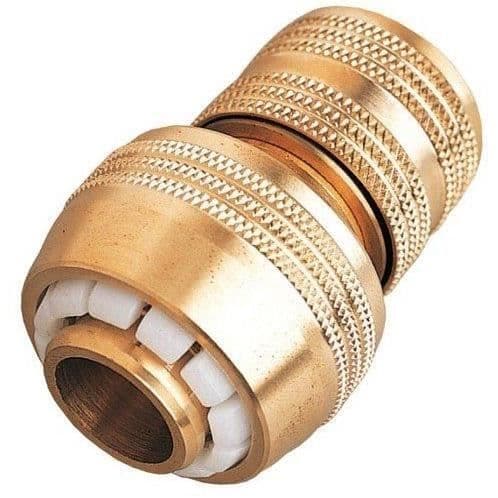 Automatisk mässingssnabbkoppling - RACO EXPERT - 15 mm - Guld - Inomhus