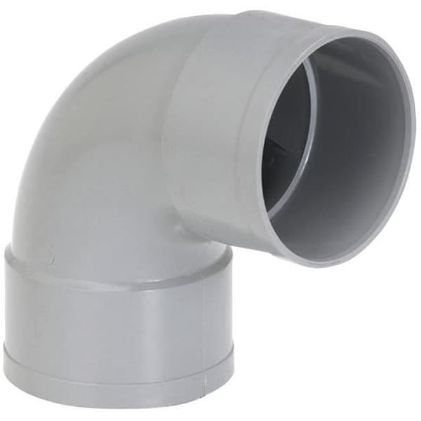 PVC-koppling hane hane 87° - GIRPI - D : 100 mm - Plast - Inomhus - Vit