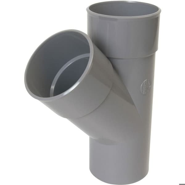 Rördel - NICOLL - PVC 87.30 enkel bock - PVC - Glidsäkring - böj