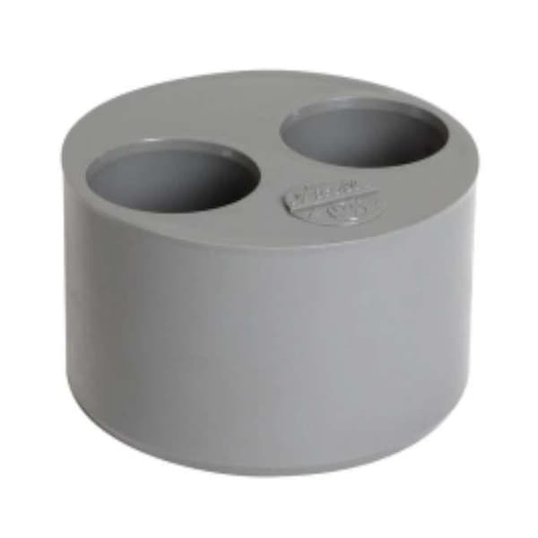 Reducer - NICOLL - 100mm male - 40/40mm female - PVC - Sliding fixation