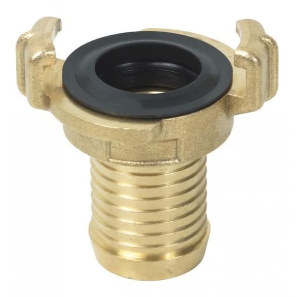 Räfflad mässing expressanslutning 3/4", diam 19mm.