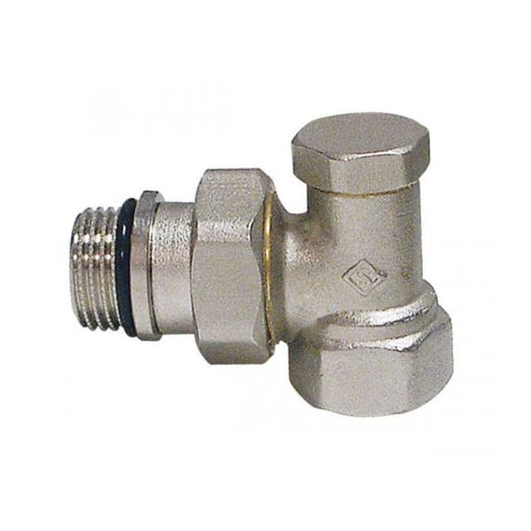 Nickelpläterad mässingsbåge för kylare - SOMATHERM - 1/2" (15/21) - Armbågar - Färg(er): Nickelpläterad