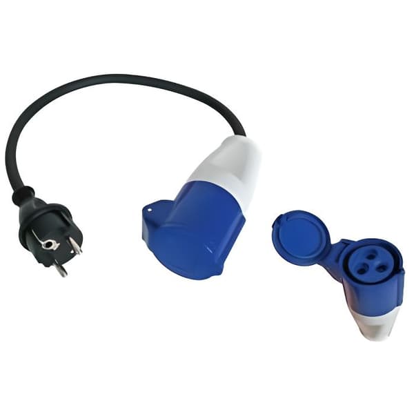 SCHUKO PLUG TO CEE PLUG ANSLUTNING - Märke - Modell - kabel: H07RN-F 3G1.5 längd: 40cm