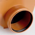 Miniatyrbild 2 av 4: Första Plast nro110 en backventil i PVC med o-ringar, röd, diameter 110 mm - NRO110A
