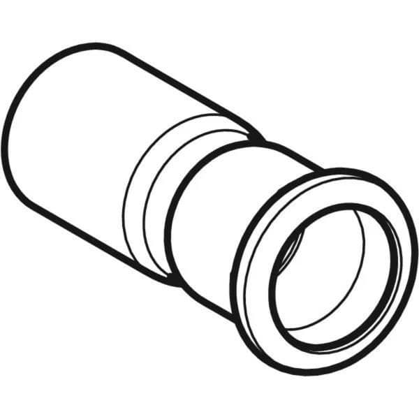 Reducer GEBERIT Mapress Koppar med stamrör Ø22 mm - 18 mm - 62306