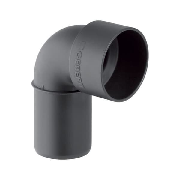 Koppling - GEBERIT - Silent PP - D.40 - Svart - Inomhus