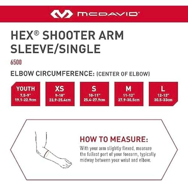 Kompressionsärmar - MCDAVID - 6500R - HEX Skydd - hDc Teknologi - Multisport
