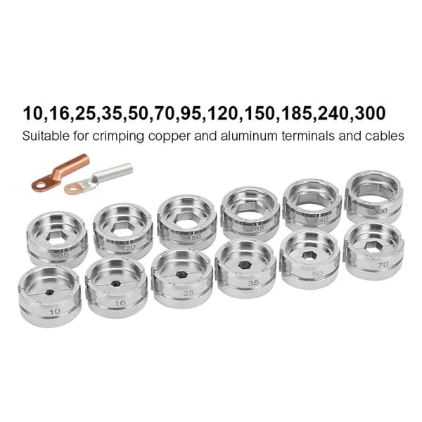 Hydraulisk Rørværktøj, Pex Fittings Kompatibilitet, Cooper Cube Presseforme, Krimping 10-300mm2
